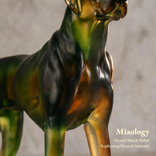 Guardian Pair – Liuli Great Dane Sculpture Set
