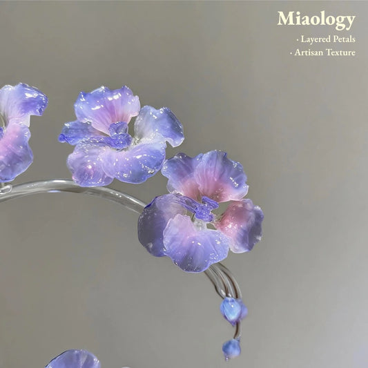 Eternal Grace Glass Phalaenopsis Orchid Sculpture