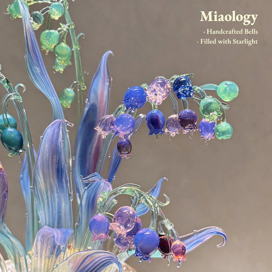 A Midsummer Night's Dream Glass Lily of the Valley Sculpture